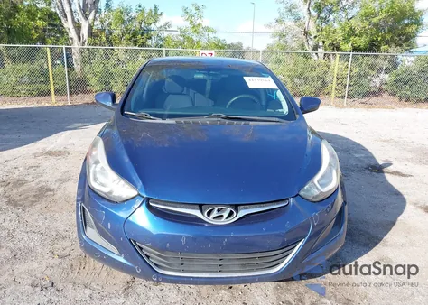 2016 Hyundai Elantra Se from USA, damaged, VIN 5NPDH4AE2GH703835